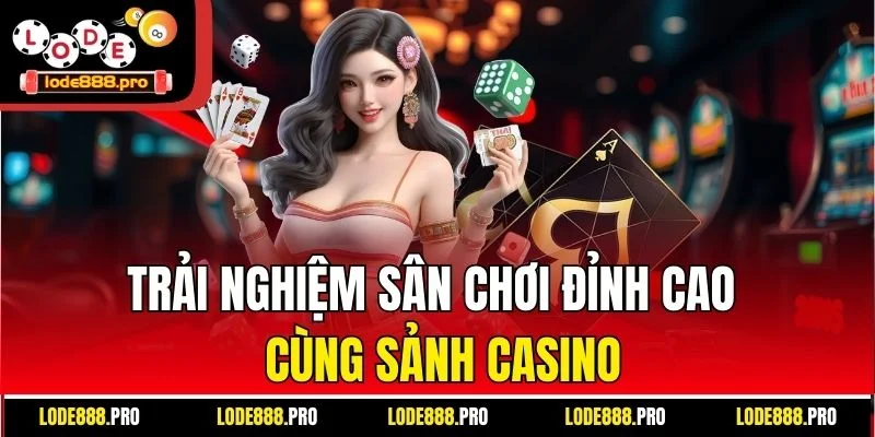 Trải nghiệm sân chơi đỉnh cao cùng sảnh casino
